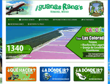 Tablet Screenshot of iguanasvacations.com